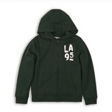 Mikina chlapecká s kapucí celopropínací, Minoti, KB FLEECE ZIP 9, zelená - 104/110