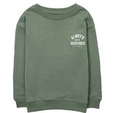 Mikina chlapecká, Minoti, Valley 9, khaki - 98/104