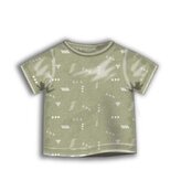 Tričko chlapecké s krátkým rukávem, Minoti, DESERT 9, khaki - 122/128