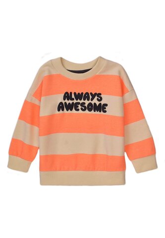 Mikina chlapecká, Minoti, Really 2, oranžová - 98/104