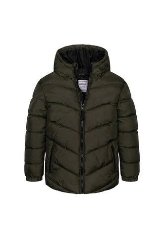 Kabát chlapecký nylonvý Puffa, Minoti, 11COAT 16, khaki - 110/116