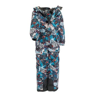 Chlapecká lyžařská kombinéza KAWE, Pidilidi, PD1151-02, modrá - 128