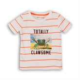 Tričko chlapecké s krátkým rukávem, Minoti, Crab 1, bílá - 116/122