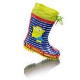 chlapecké holínky gumové - potisk MONSTER, Pidilidi, PL0094-04, modrá - 29