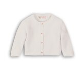 Svetr kojenecký celopropínací dívčí, Minoti, Parade 2, bílá - 86/92