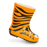 dětské holínky gumové - potisk tygr, Pidilidi, PL0043-17,  oranžová - 27