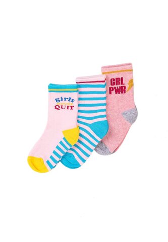 Ponožky dívčí 3pack, Minoti, KG SOCK 28, holka - 128/140