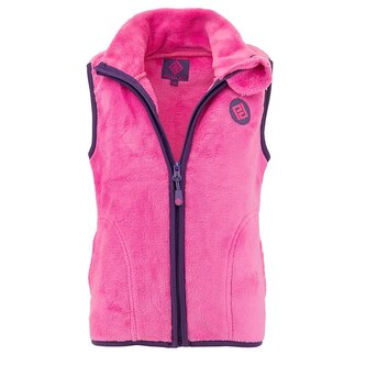 vesta dívčí chlupatá se stojáčkem, Pidilidi, PD1140-03, růžová - 146