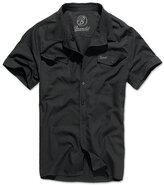 Košile Roadstar, Brandit, krátký rukáv, černá, 4XL