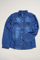 košile riflová, Sobe, 15KKGGMK723, modrá - 122