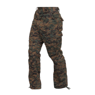 Maskovací kalhoty Vintage Camo Paratrooper Fatigue Pants, Rothco, USMC digital woodland, XL