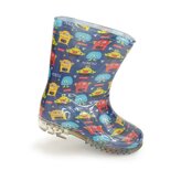 chlapecké holínky PVC - potisk monsters, Pidilidi, PL0040-04,  modrá - 25