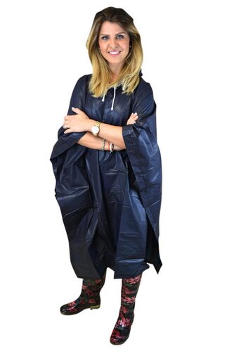 poncho pro dospělé, Pidilidi, PL0064-04, modrá