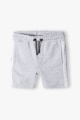 Kraťasy chlapecké teplákové, Minoti, 13fleece 14, Kluk - 110/116