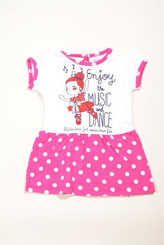 šaty letní dívčí, Wendee, OZ19202-0, růžová - 74