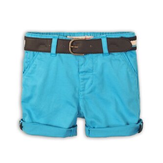 Kraťasy chlapecké s páskem, Minoti, Sunset 6, modrá - 74/80