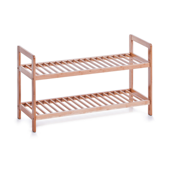 ZELLER Botník bambus 2 police 70x26x40cm