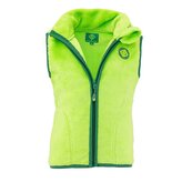 vesta dětská chlupatá se stojáčkem, Pidilidi, PD1140-19, zelená - 140