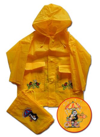 Pláštěnka Krtek, Pidilidi, PL0001-20, žlutá - 92