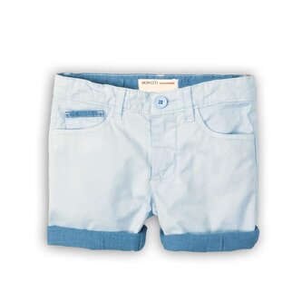 Kraťasy chlapecké bavlněné, Minoti, Salt 6, světle modrá - 140/146