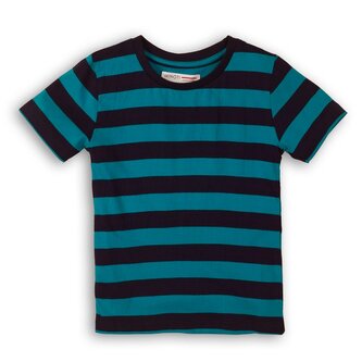 Tričko chlapecké s krátkým rukávem, Minoti, 1STRIPE 3, modrá - 74/80