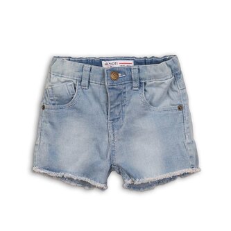 Kraťasy dívčí džínové, Minoti, MEXICO 6, modrá - 80/86