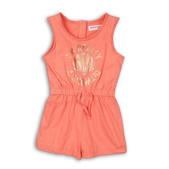 Overal dívčí bavlněný, Minoti, TG PLAYSUIT 1, růžová - 86/92