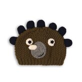 Čepice zimní chlapecká, Minoti, WHEELIE 13, khaki - 0-6m