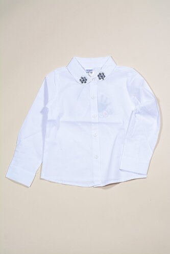 košile dívčí, Sobe, 15KKCGMK622, bílá - 80