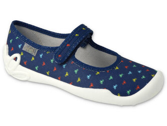 114Y490 - dívčí balerínky Befado námořnická modrá 114Y490_33