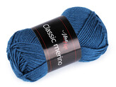 Pletací příze Classic Merino 50 g - 1 ks - 3 (61300) modrá