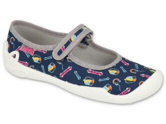 114Y502 - dívčí balerínky Befado modré, SKATE 114Y502_32