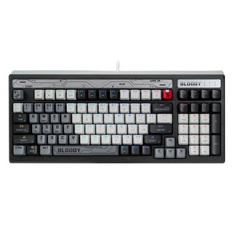 A4tech Bloody B950 podsvícená mechanická herní klávesnice RGB, Brown Switch, USB, CZ, šedá A4tech Bloody B950 podsvícená mechanická herní klávesnice RGB, Brown Switch, USB, CZ, šedá
