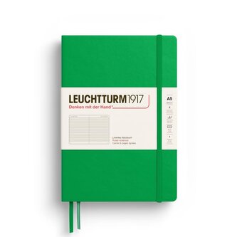 Leuchtturm1917 Zápisník Spring Leaf Medium A5 linkovaný