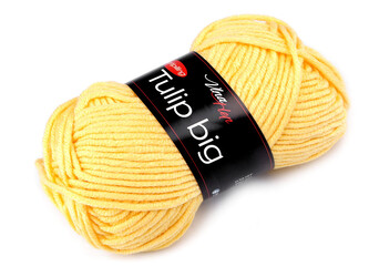 Pletací příze Tulip big 100 g - 1 ks - 10 (4186) žlutá