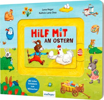 Meine Schiebebahn-Pappe: Hilf mit an Ostern Meine Schiebebahn-Pappe: Hilf mit an Ostern