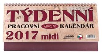 Pracovní kalendář midi 2017 - stolní kalendář