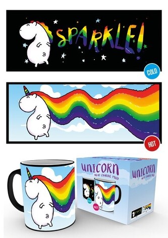 Měnící hrnek Unicorn - Sparkle, 0,32 l