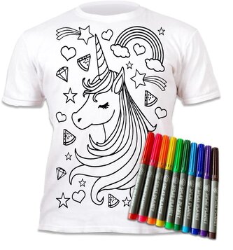 Koszulka do wielokrotnego kolorowania Unicorn 5-6