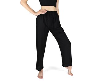 Kalhoty jóga OLVIR, černé S