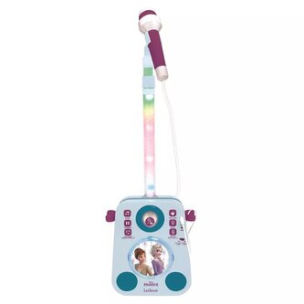 Karaoke Disney Frozen se dvěma mikrofony a světelnými a zvukovými efekty