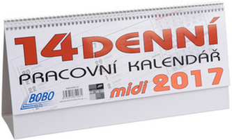 14denní pracovní kalendář midi 2017 - stolní kalendář