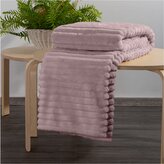 Přehoz na křeslo - mikrovláknový pléd SOFTLY růžová 70x160 cm Mybesthome