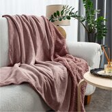 Přehoz na křeslo - sedačku TEDDY růžová 70x160 cm Mybesthome