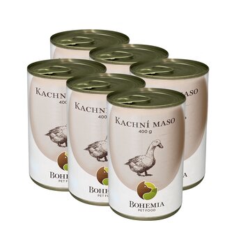 SIX PACK BOHEMIA Kachní maso ve vlastní šťávě 400g