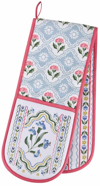 Kuchyňská dvojitá rukavice Boho Floral