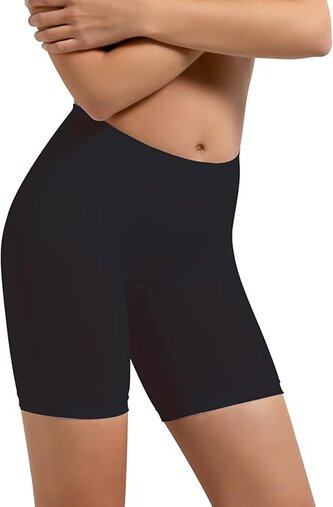 Stahovací kalhotky s prodlouženou nohavičkou SHORTS GUAINA černá M/L modelante SENSI