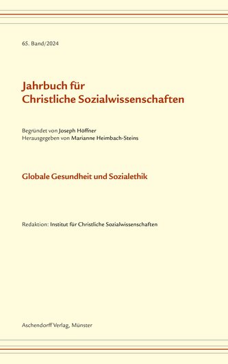 Jahrbuch für Christliche Sozialwissenschaften, 65. Band/2024