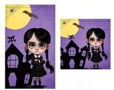 SADA RUČNÍK NA RUCE A NA OBLIČEJ WEDNESDAY