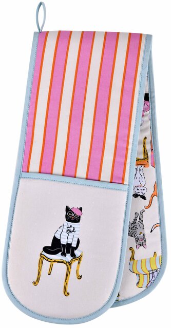 Kuchyňská dvojitá rukavice Cool Cats